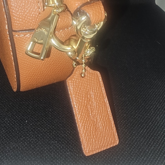 NEW Coach Pebble‎ Leather Serena Crossbody Bag - Mini/ Small Terracotta Color - Picture 3 of 10